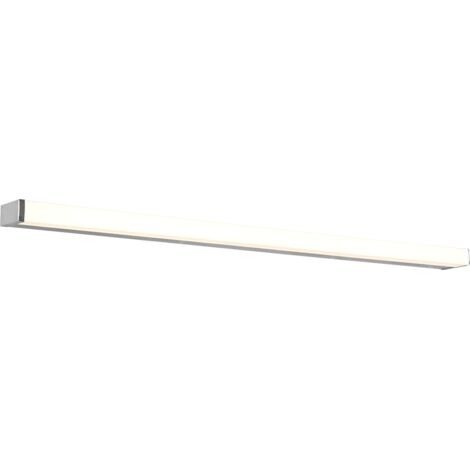 Applique salle de bains led 20w integree ip44 chrome blanc - trio - fabio (1/5)