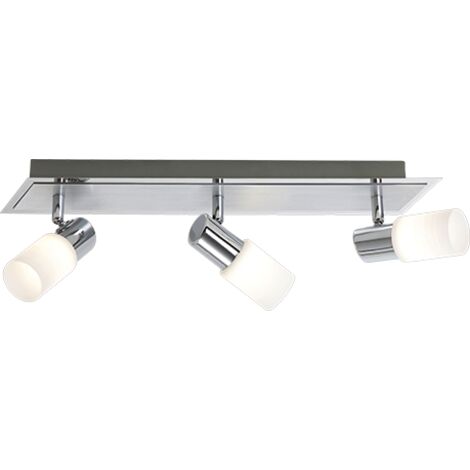 Spots led 3 lumieres en metal chrome et verre mat blanc - trio - clapton 50216655 50216655 50216655 50216655 50216655 50216655 50216655 50216655 (1/3)