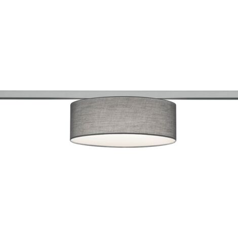 Plafonnier 2xe27 max 25w 30 cm tissu gris - trio - duoline 50215949 50215949 50215949 50215949 50215949 50215949 50215949 50215949 (1/3)
