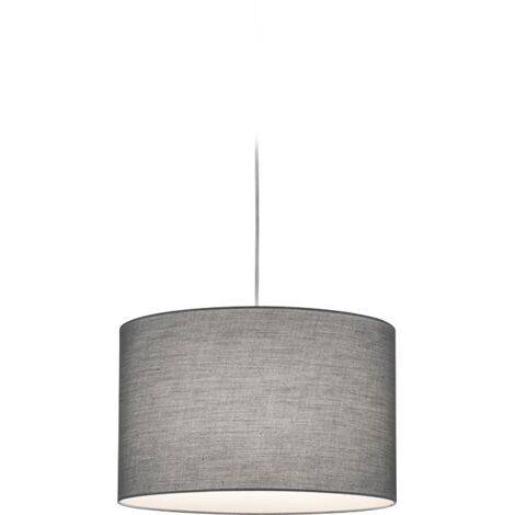 Suspension 1xe27 max 25w 40 cm tissu gris - trio - duoline 50215947 50215947 50215947 50215947 50215947 50215947 50215947 50215947 (1/3)