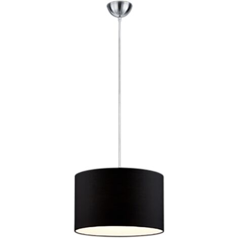 Suspension hotel 1xe27 abat jour noir 40 cm trio lighting (1/3)