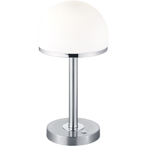 Lampe de table 45w led nickel mat avec variateur tactile 3000k 450 lm - trio - berlin (1/4)