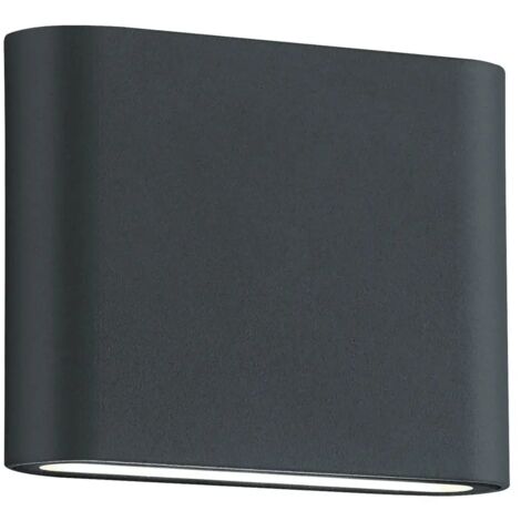 Luminaires de jardin lampe murale deux lampes thames ii anthracite en metal trio (1/5)