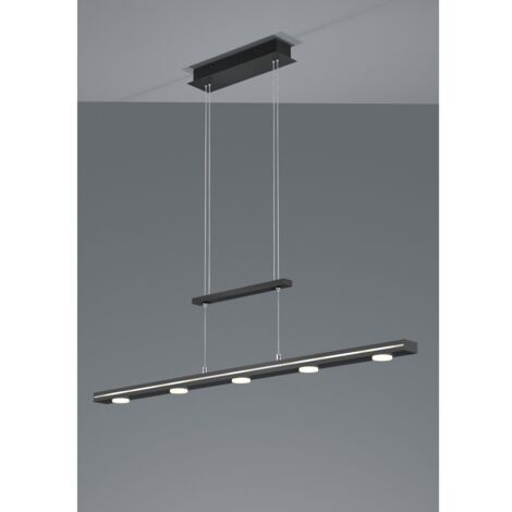 Suspension led 7x4w 3000k5000k  tactile reglable en hauteur - noir mat - trio - lacal 44391695 44391695 44391695 44391695 44391695 44391695 (1/4)