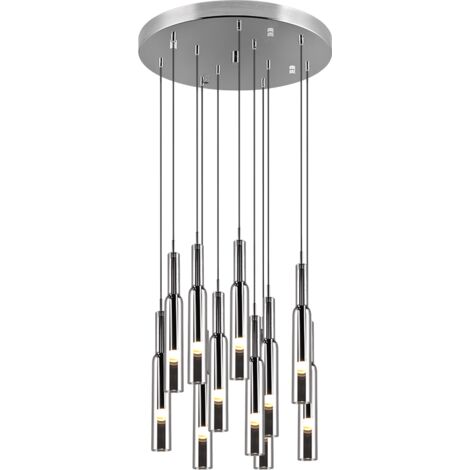 Suspension led integree 11x28w chrome reglable en hauteur - trio select - lucent 88830856 88830856 88830856 88830856 88830856 (1/5)