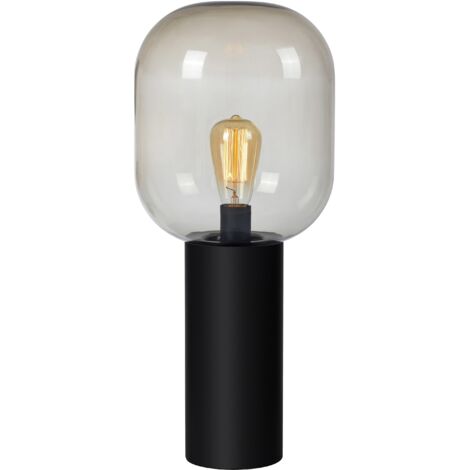 Lampe de table e27 max 60w ip20 noir et fumee - markslojd - brooklyn 42248304 42248304 42248304 42248304 (1/3)