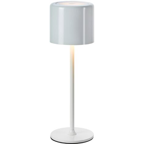 Lampe de table rechargeable 2w 100 lm 3000k ip44 blanche - markslojd - filo 88854850 88854850 88854850 88854850 (1/3)