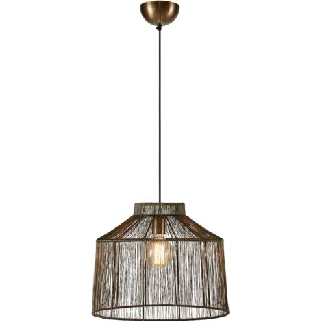 Suspension 1xe27 40w max en laiton antique 42 cm - markslojd - capanna 88854860 88854860 88854860 88854860 (1/3)