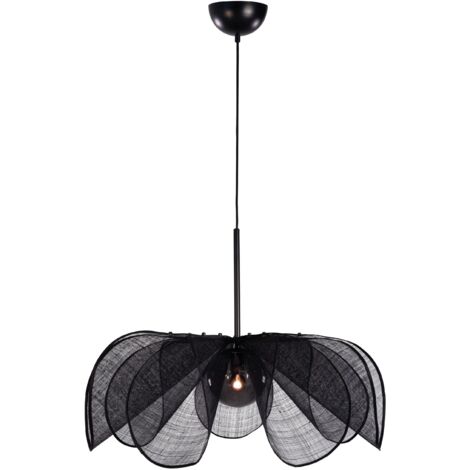 Suspension florale 1xe27 max 40w 75 cm noir et verre fume - markslojd - styrka 88854863 88854863 88854863 88854863 (1/3)