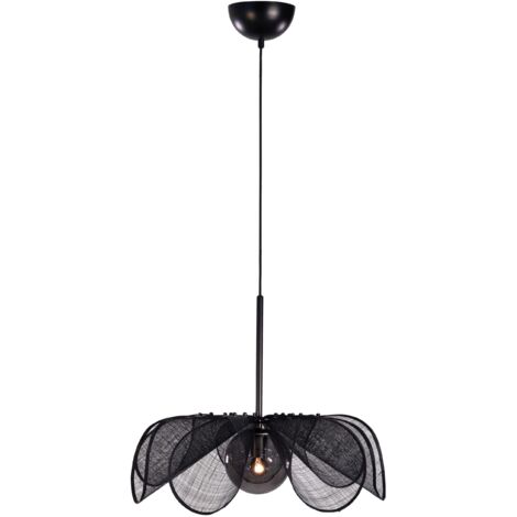 Suspension 1xe27 max 40w 63 cm noir et verre fume - markslojd - styrka 88854942 88854942 88854942 88854942 (1/3)