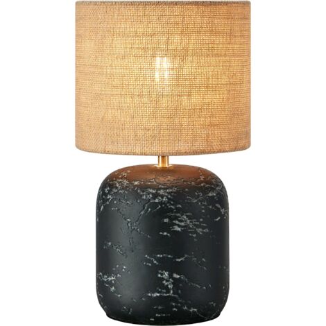 Lampe de table 40w max e14 noirnaturel - markslojd - montagna 88856808 88856808 88856808 88856808 (1/3)