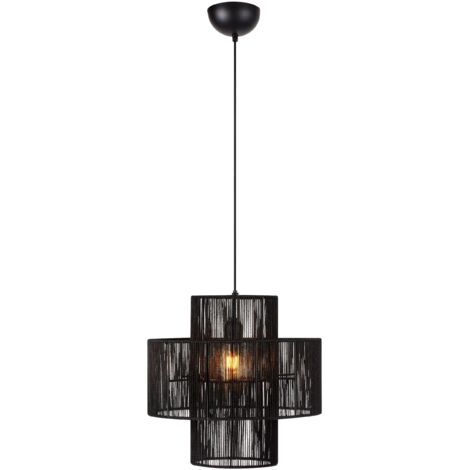 Suspension 40 cm 1xe27 max 40w jute noir - markslojd - soga 88866133 88866133 88866133 88866133 (1/3)
