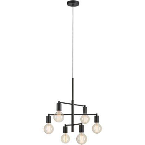 Suspension 6xe27 max 40w noir poudre - markslojd - cielo 88866135 88866135 88866135 88866135 (1/3)