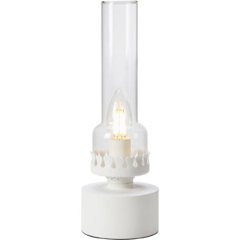Lampe de table lanterne e14 max 40w 31 cm blanc mat - markslojd - kandella 88866161 88866161 88866161 88866161 (1/3)