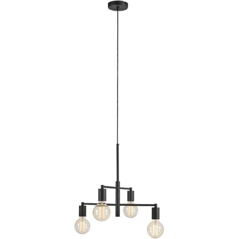 Suspension 4xe27 max 40w noir poudre - markslojd - cielo 88866163 88866163 88866163 88866163 (1/3)