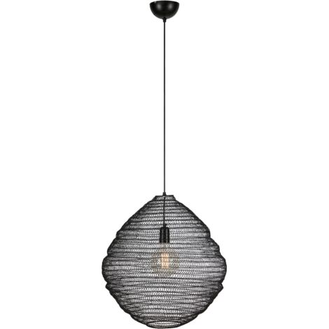 Suspension e27 40w max metal noir effet ruche - markslojd - tazza 88866165 88866165 88866165 88866165 (1/3)