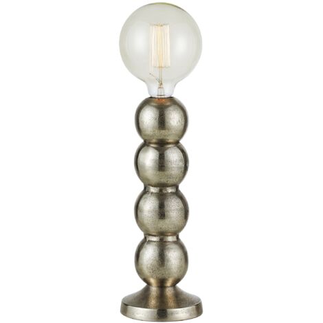 Lampe de table e27 argente h33 cm - markslojd - gong 88866168 88866168 88866168 88866168 (1/3)