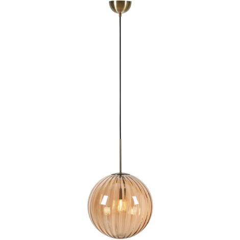 Suspension 35 cm 1xe14 max 40w verre ambre - markslojd - fengari 88866192 88866192 88866192 88866192 (1/3)