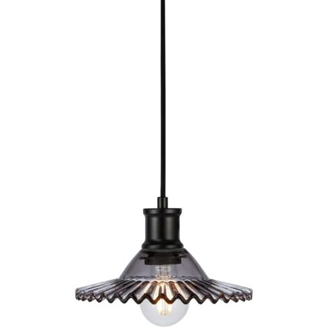 Suspension 1xe27 verre fume noir 350 cm - markslojd - novia 88869201 88869201 88869201 88869201 (1/3)
