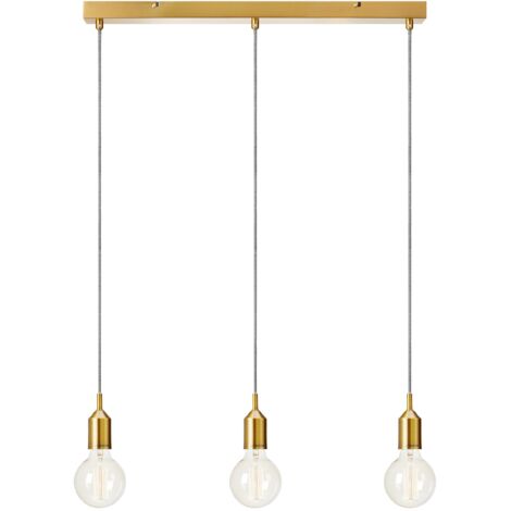Plafonnier 3xe27 max 3x60w ip20 bronze - markslojd - bronx 53134883 53134883 53134883 53134883 (1/3)