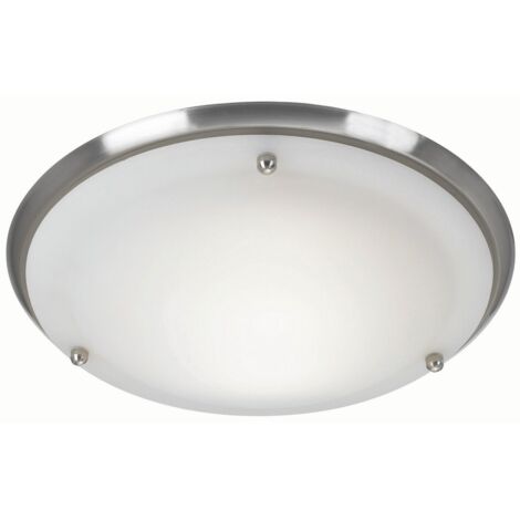 Plafonnier encastre e27 max 60w ip44 acier - markslojd 42248250 42248250 (1/3)