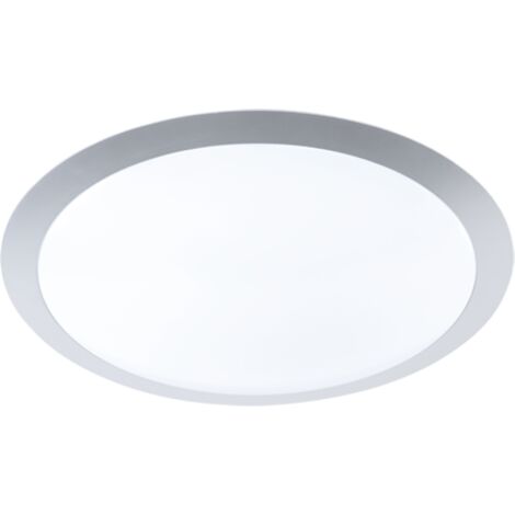 Plafonnier led 25w 3000k blanc titane - trio - gonzalo (1/3)