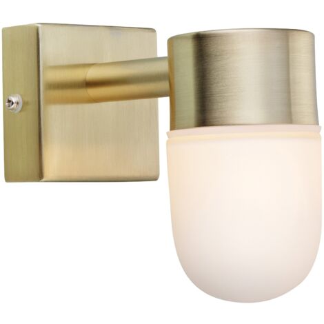 Markslojd MENTON - Applique de salle de bain à 1 lumière en laiton IP44, G9 (1/3)