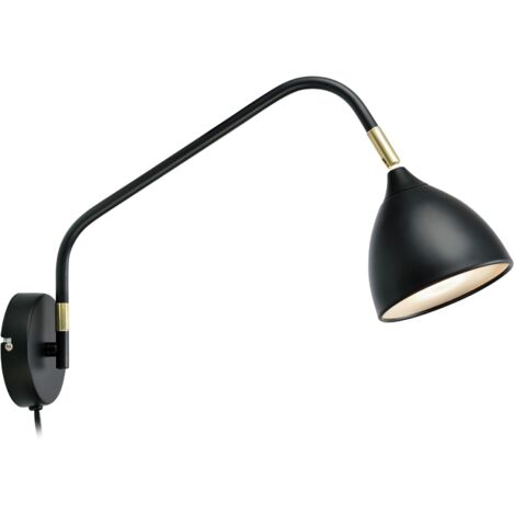 Markslojd VALENCIA - Lampe de lecture murale intérieure à 1 lumière, noir, GU10 (1/3)