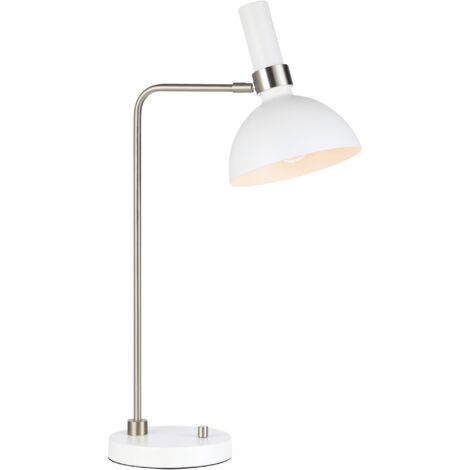 Lampe de table E27, max. 60W, IP20, blanc et chrome - Markslöjd - Larry (1/3)