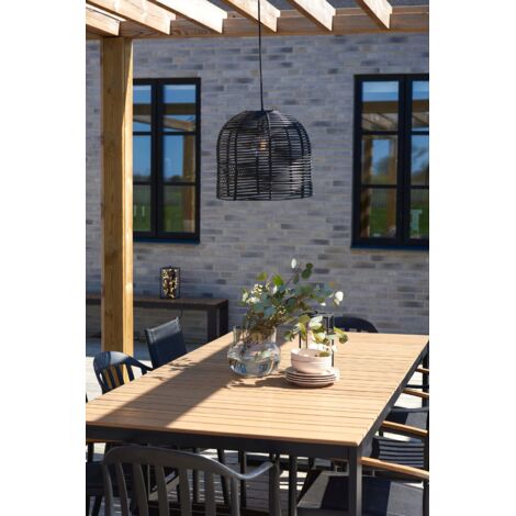 Suspension Extérieure LED 2,86W, Ø40 cm, IP44, Rotin Noir - Markslöjd - Garden 24 (1/4)