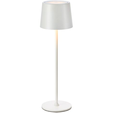 Lampe de table portable rechargeable LED 2W 3000K IP44 blanche - Markslöjd - Fiore (1/3)
