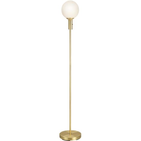 Markslojd MINNA - Lampadaire d'intérieur à 1 lumière, laiton, E14 (1/3)