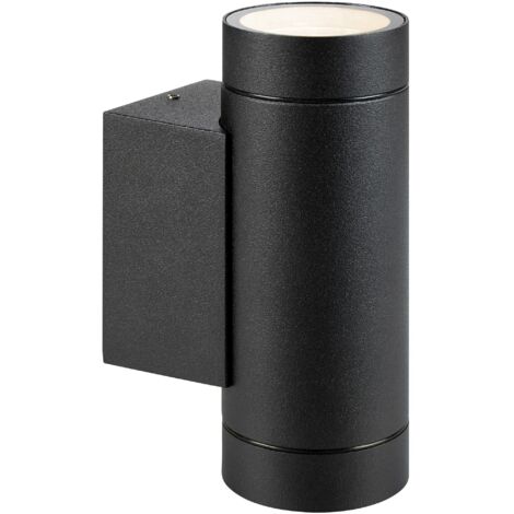 Markslojd PIPE Up Down Applique 2 Lumières Noir, IP44 (1/3)