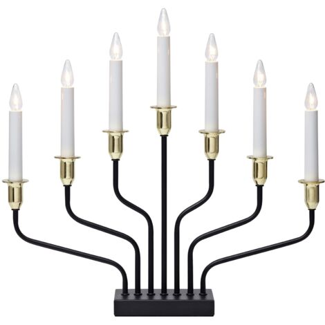 Bougeoir E10, 7x3W, IP20, noir et or - Markslöjd - Brosa (1/3)