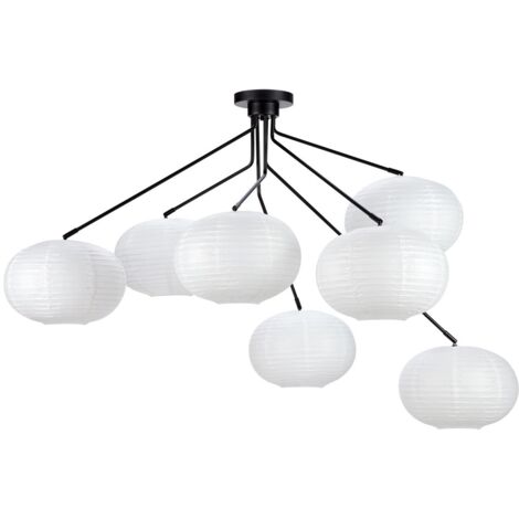 Markslojd GALAXY Plafonnier semi-encastré à bras multiples 7 lumières noir, blanc (1/3)