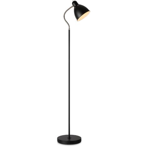 Lampadaire 1xE27, max. 40W, bras flexible, Noir - Markslöjd - Nitta (1/3)