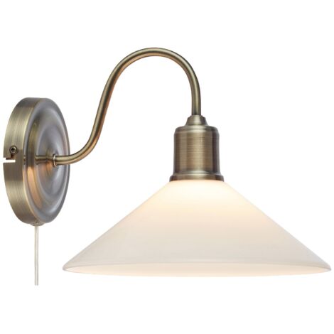 Applique murale e27 40w ip20 blanclaiton antique - markslojd - vela (1/3)