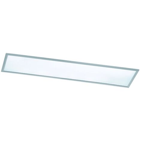 Plafonnier Rectangulaire Phoenix Led Gradateur Nickel Trio Lighting (1/3)