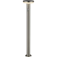 Lampe Solaire de Pelouse - 4.4W - Aluminium Brossé - Capteur - 600lm - IP44