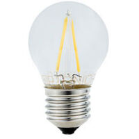 Optonica – Ampoule led filament E27 G45 2W – Éclairage performant 250 lumens – Lumière blanc chaud 2700K – Culot en cuivre et globe en verre