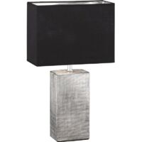 Lampe de table candes grand modele grise et noire - fischer honsel