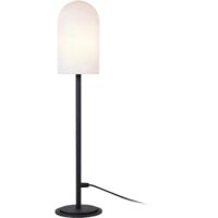 Markslojd AFTERNOON Lampadaire Globe Portable 1 Lumière Petit Noir, Blanc, IP44