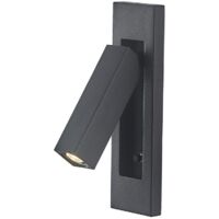 Inspired Mantra - Gokova - Applique murale, 3W LED, 3000K, 210lm, sable noir