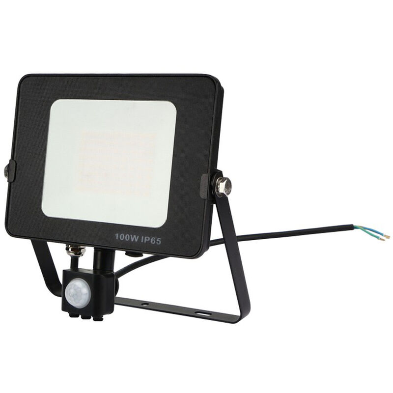 Projecteur LED 100W 10.000Lm 6000ºK Solaire Sensor 100W + Télécommande  Panneau 6V/25W 40.000H [PL-626005-CW]