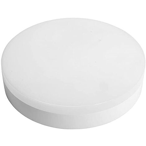 Luminaire Plafonnier LED 12W, Applique moon essentiel plastique blanc, 4000K 800lm - Digilamp (1/5)