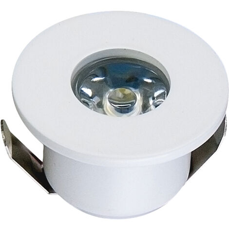 Mini spot LED encastrable 3W DC 12V 3000K Blanc chaud avec Osram Puce - DIGILAMP