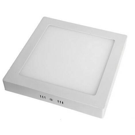 Plafonnier led Carré en saillie 18W 225x225mm Blanc Chaud 3000K - Digilamp (1/5)