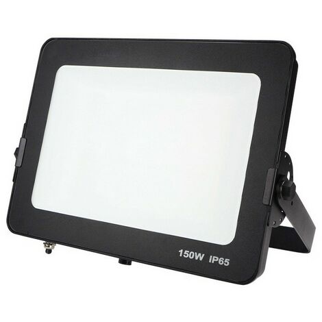 Projecteur LED 150W Noir Étanche IP65 Forte luminosité avec Osram Puce 12750 Lumens Blanc froid 6400K garage jardin terrain de sport - Digilamp (1/4)