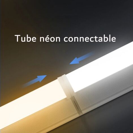 Réglette LED avec Interrupteur Intégré Ecoplanet, 58 cm, 9W, Blanc