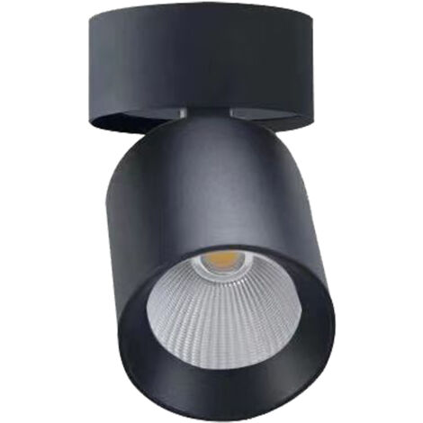 Spot encastrable saillie orientable noir mat pour LED GU10 Kanlux 29311